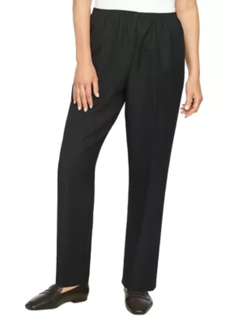 Petite Solid Pull-On Pant