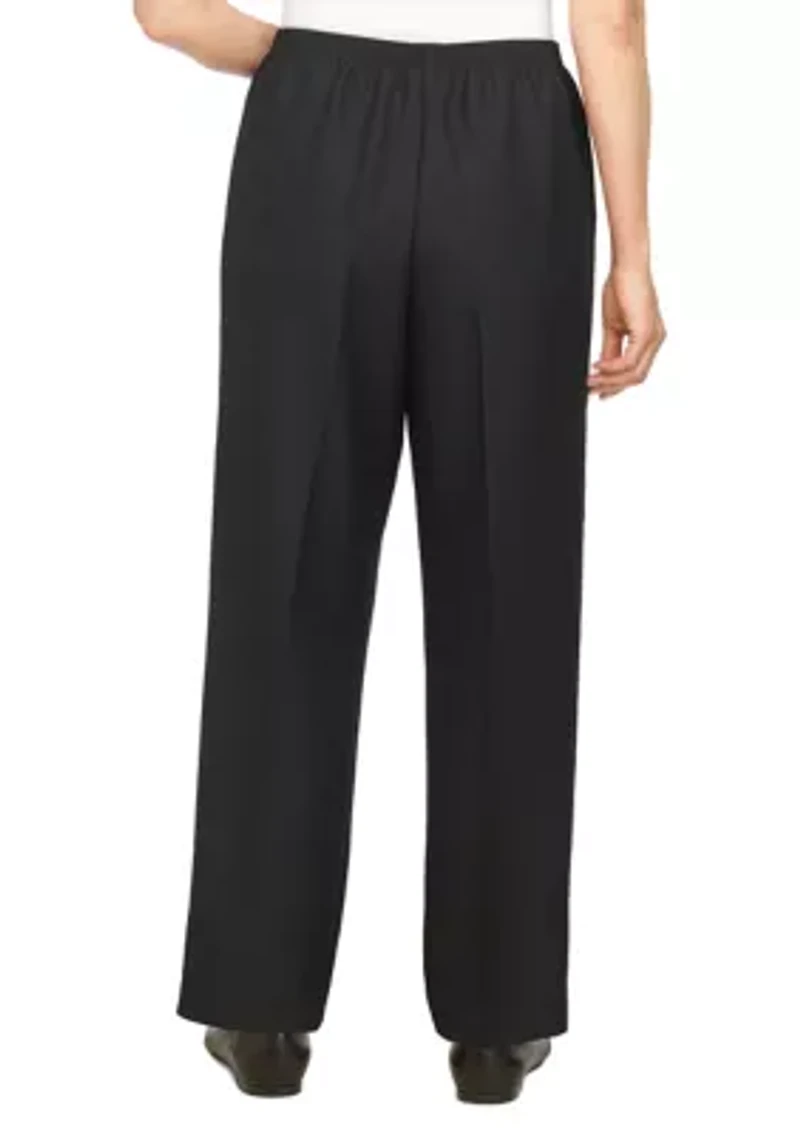 Petite Solid Pull-On Pant