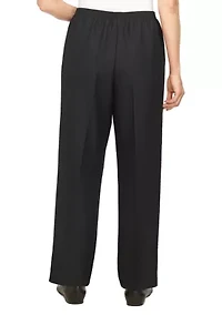 Petite Solid Pull-On Pant