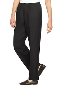 Petite Solid Pull-On Pant