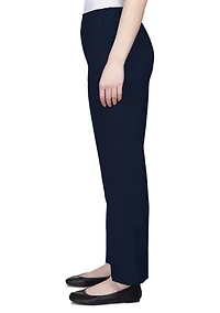 Petite Solid Pull-On Pant