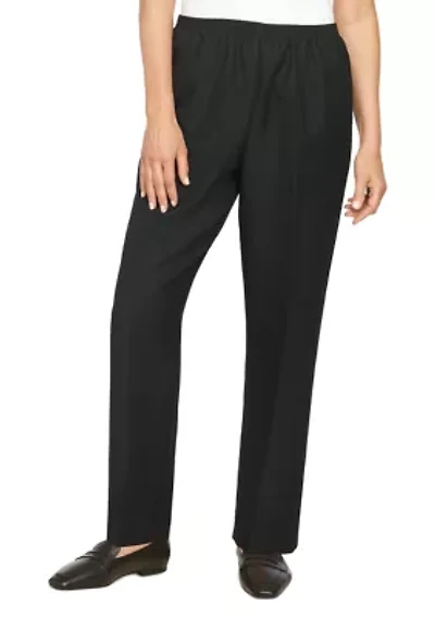 Petite Solid Pull-On Pant