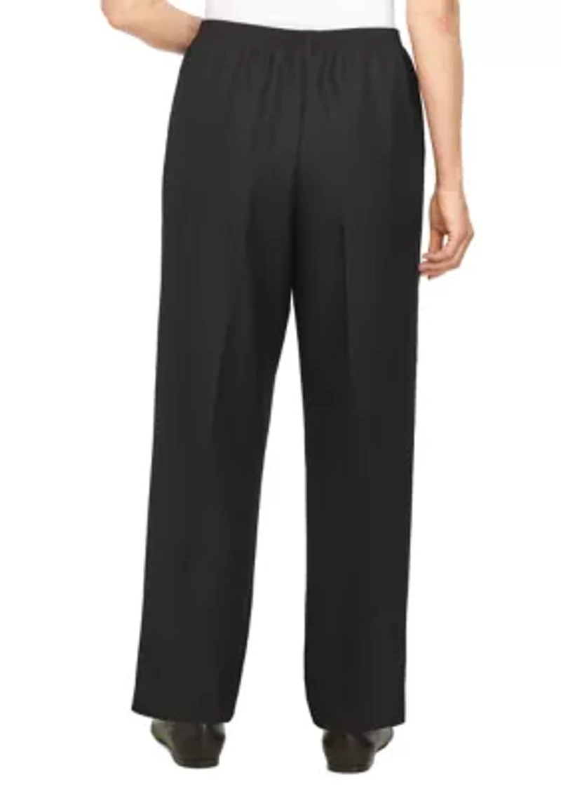 Petite Solid Pull-On Pant