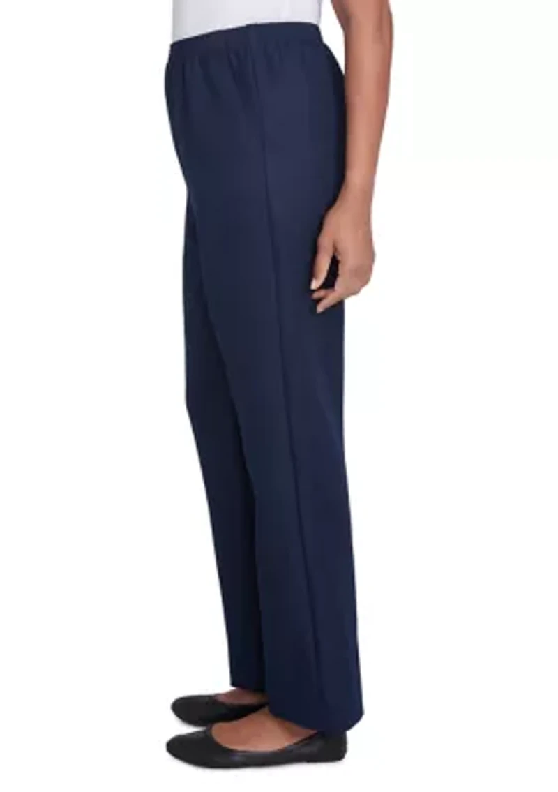 Petite Solid Pull-On Pant