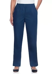 Petite Classic Pull-on Denim Pant (Short & Average Inseam)