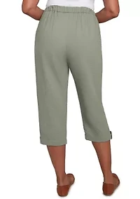 Women's Copper Canyon Button Tab Capri Pants