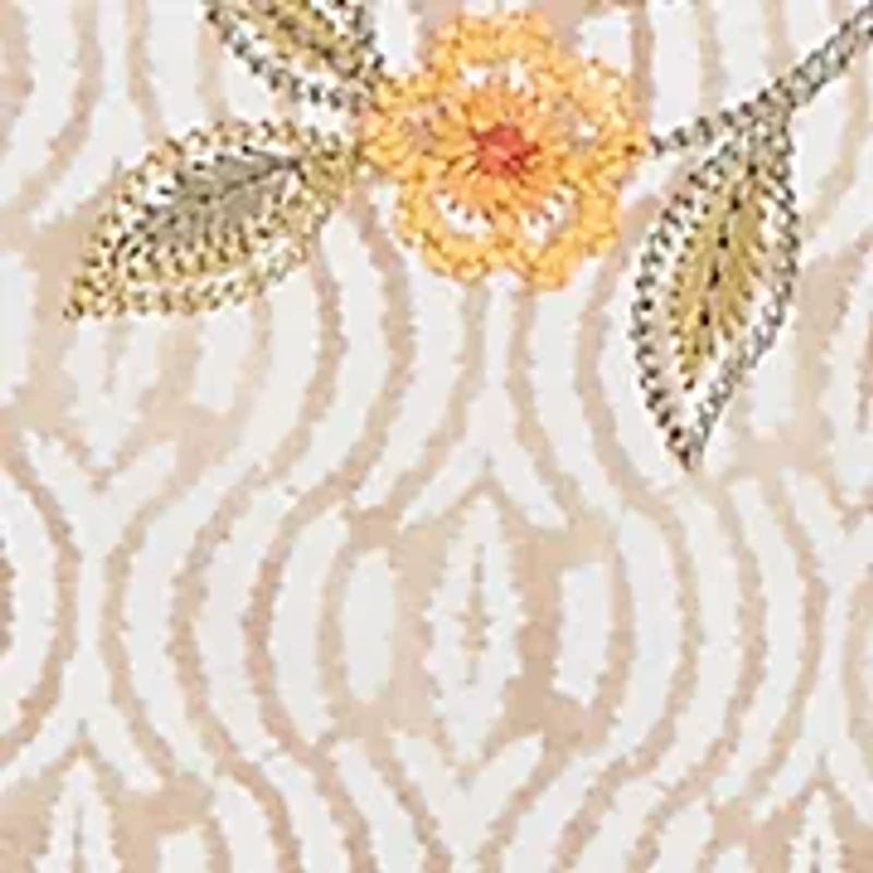 Women's Copper Canyon Print with Flower Embroidery Top
