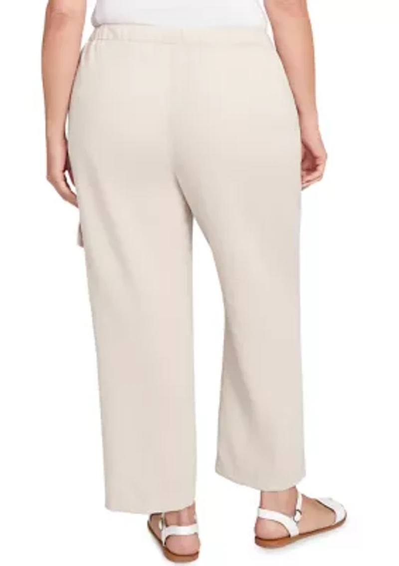 Plus Copper Canyon Embroidered Ankle Pants