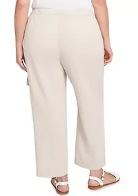 Plus Copper Canyon Embroidered Ankle Pants