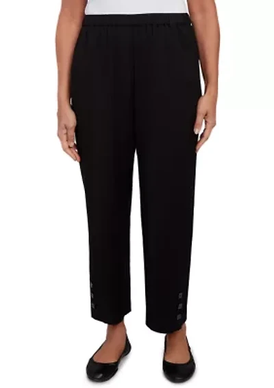 Women's Santa Barbara Button Cuff Ankle Pants