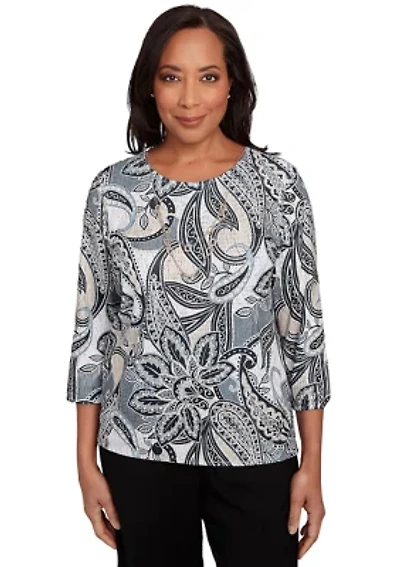 Women's Santa Barbara Reversible Paisley Skin Top