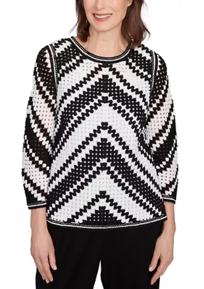 Women's Santa Barbara Crochet Chevron Top