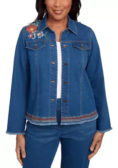 Women's El Paso Embroidered Back Jacket