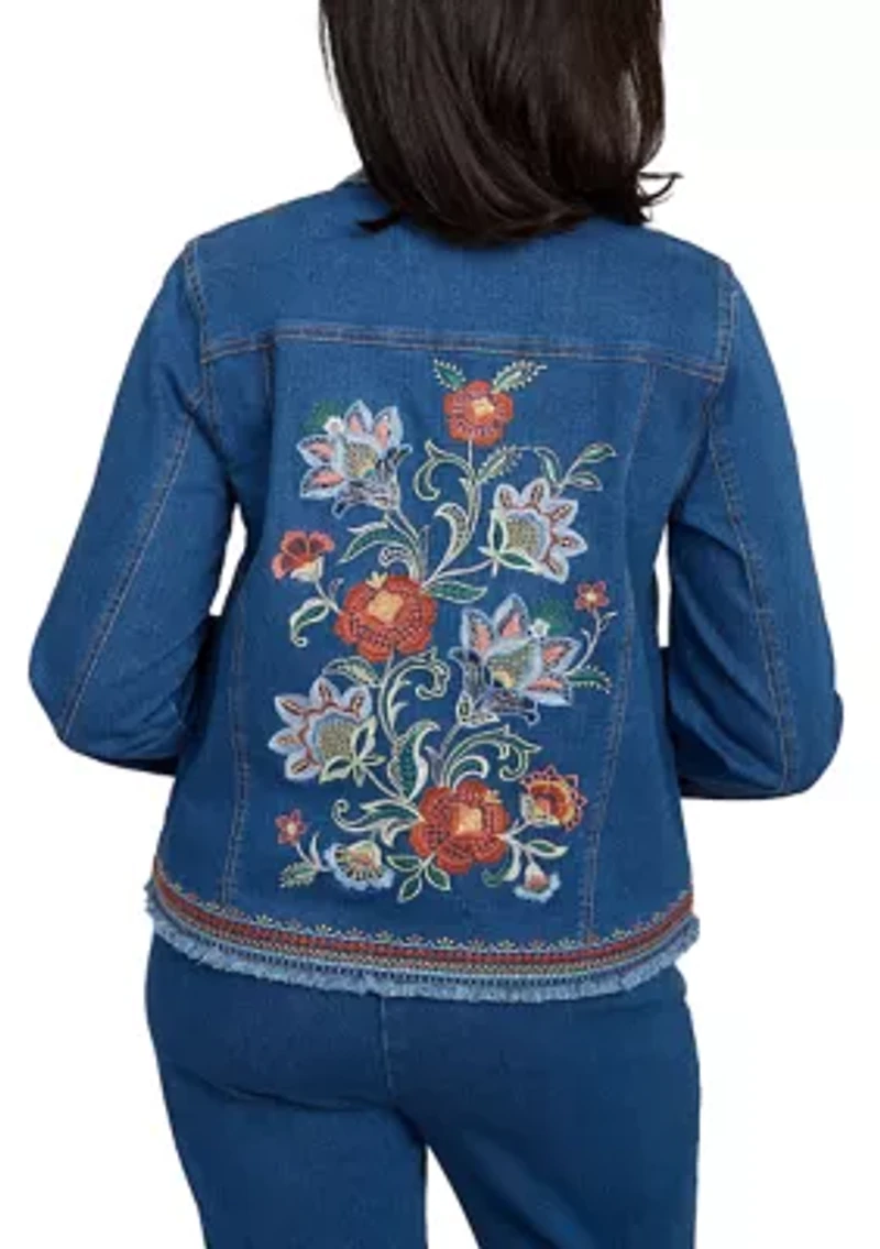Women's El Paso Embroidered Back Jacket