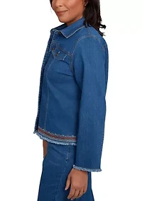 Women's El Paso Embroidered Back Jacket