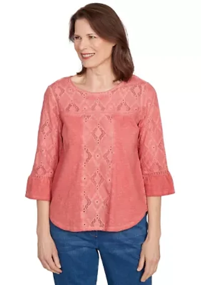 Women's El Paso Spliced Diamond Solid Top