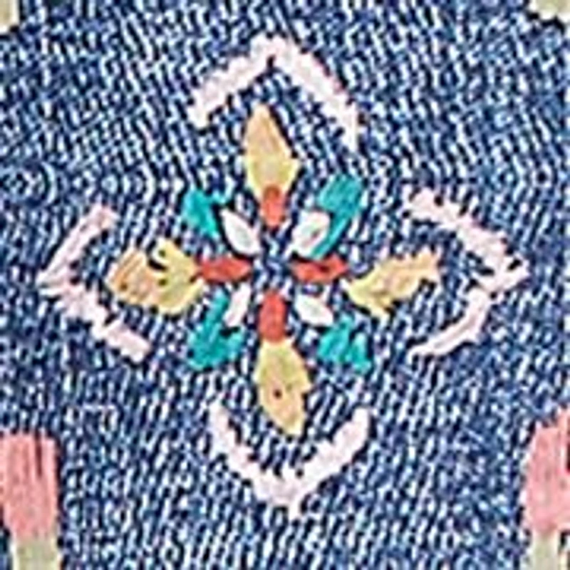 Women's El Paso Denim Floral Patch Top