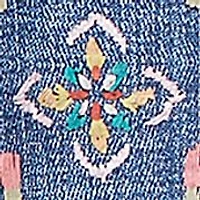 Women's El Paso Denim Floral Patch Top