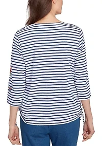Women's Floral Embroidered Top