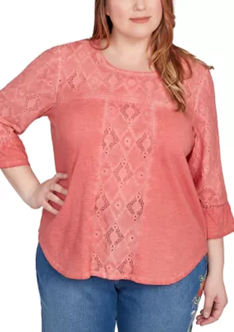 Plus El Paso Spliced Diamond Solid Top