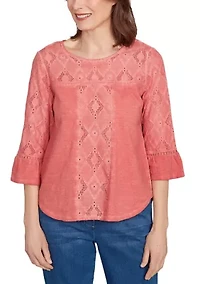 Petite El Paso Spliced Diamond Solid Top