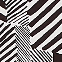 Petite Business As Usual Zebra Geo Twin Print Top