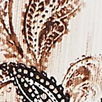 Petite Business As Usual Paisley Texture Top