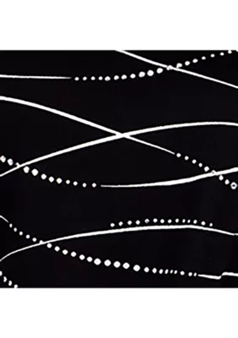 Petite Metallic Stripe Knit Top