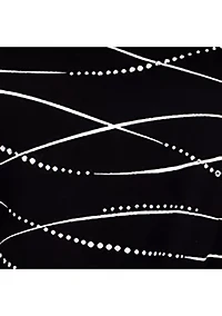 Petite Metallic Stripe Knit Top