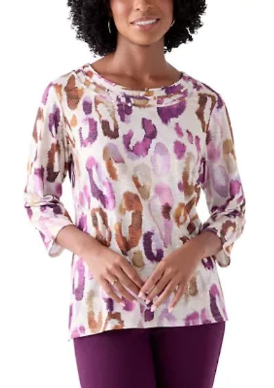 Women's Urban Legend Drama Animal Top
