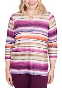 Women's Urban Legend Watercolor Biadere Top