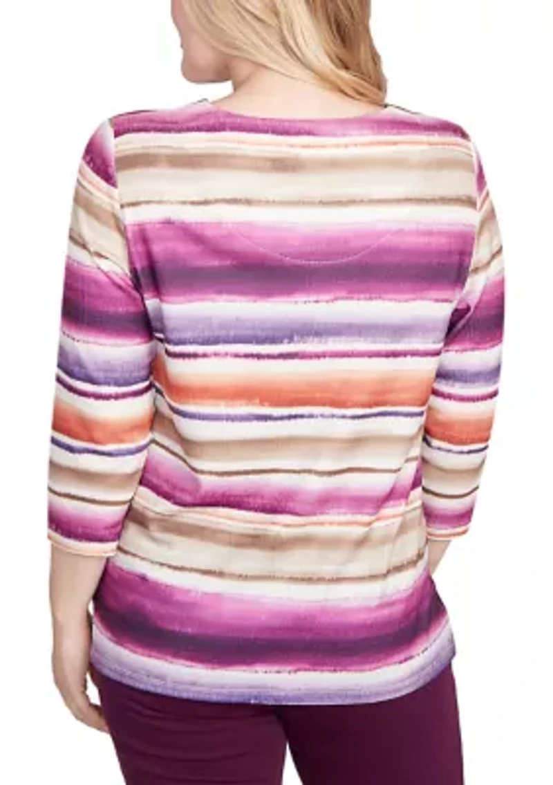 Women's Urban Legend Watercolor Biadere Top