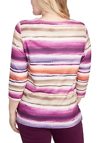 Women's Urban Legend Watercolor Biadere Top