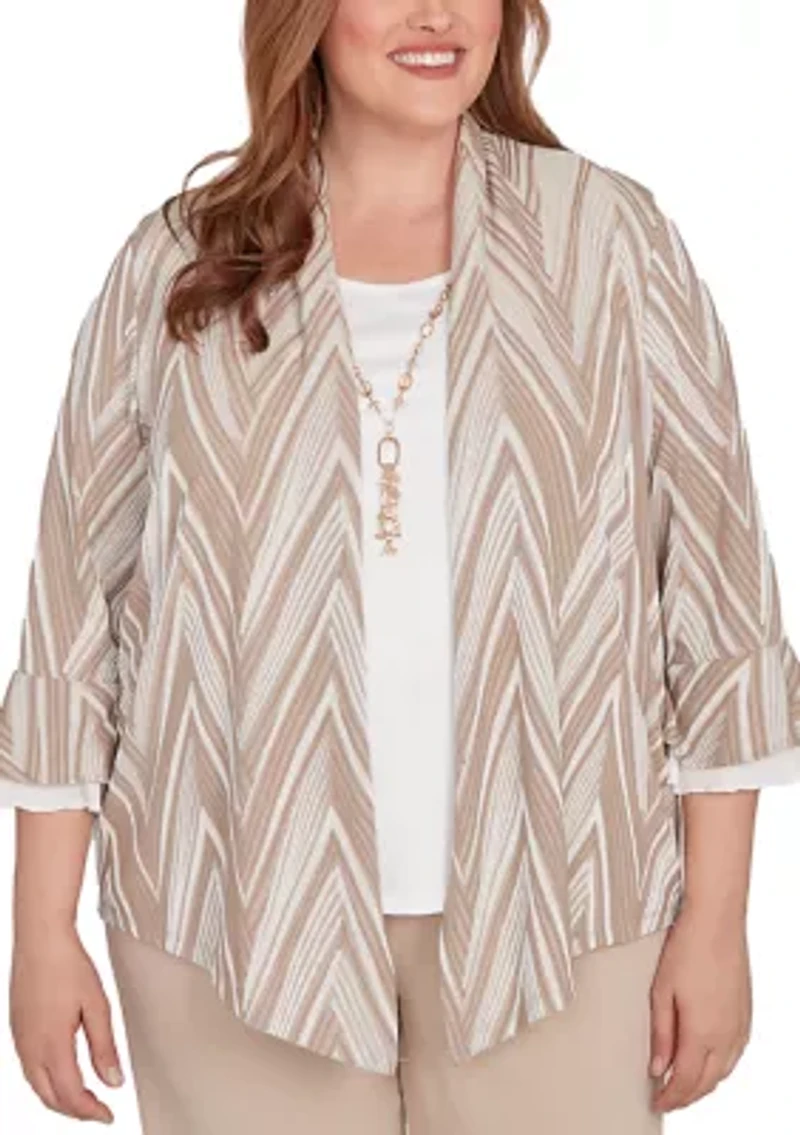Plus Urban Legend Exploded Chevron Two One Top