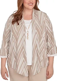 Plus Urban Legend Exploded Chevron Two One Top