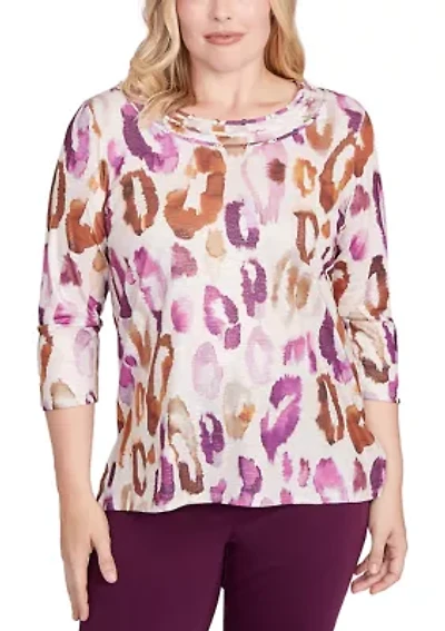 Petite Urban Legend Drama Animal Top