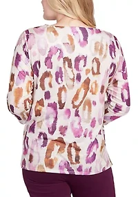 Petite Urban Legend Drama Animal Top