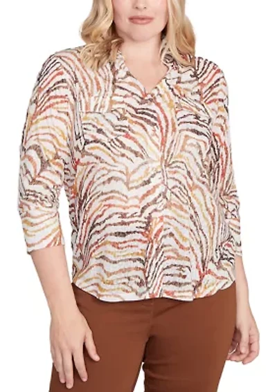 Women's Mount Laurel Skin Burnout Blouse