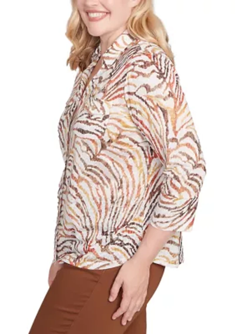Women's Mount Laurel Skin Burnout Blouse