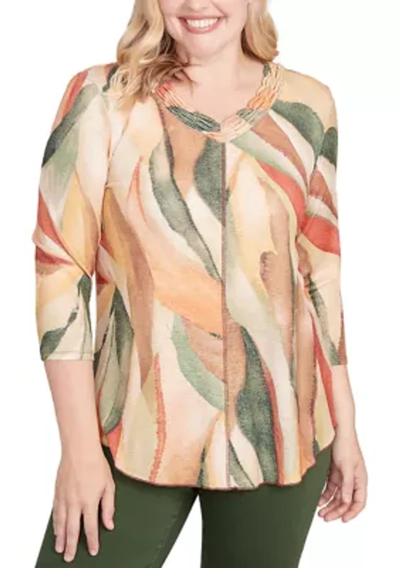 Women's Mount Laurel Stained Glass Shimmer Top