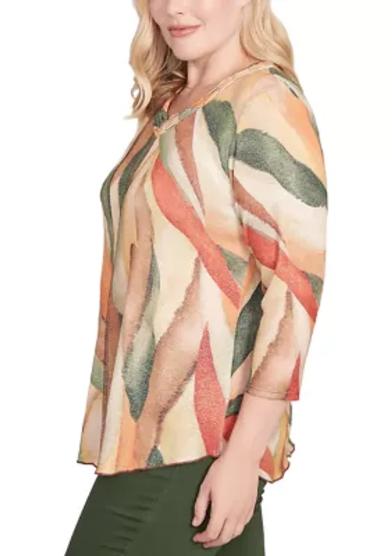 Women's  Mount Laurel Stained Glass Shimmer Top