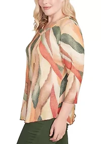 Women's  Mount Laurel Stained Glass Shimmer Top
