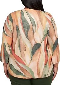 Plus Mount Laurel Stained Glass Shimmer Top