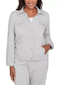 Women's Casual Vibe Shimmer Jacket