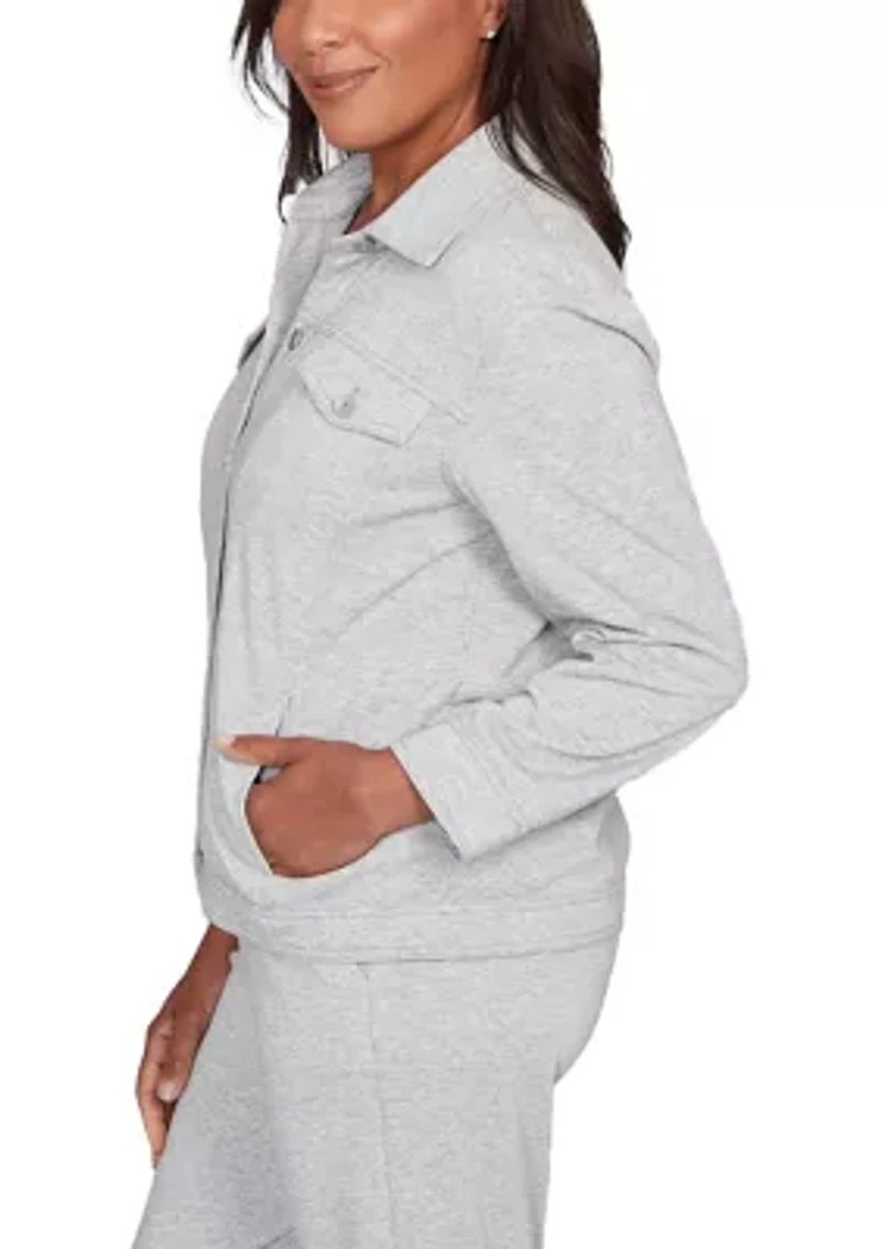 Women's Casual Vibe Shimmer Jacket