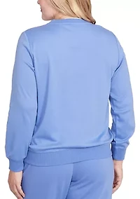 Women's Casual Vibe Soutache Patchwork Top