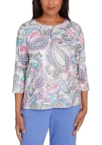 Women's Casual Vibe Paisley Top