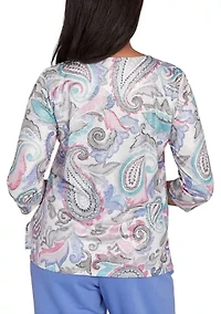 Women's Casual Vibe Paisley Top
