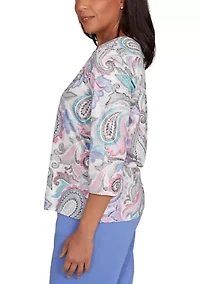 Women's Casual Vibe Paisley Top