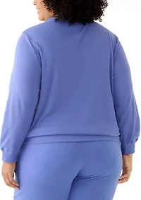 Plus Casual Vibe Soutache Patchwork Top